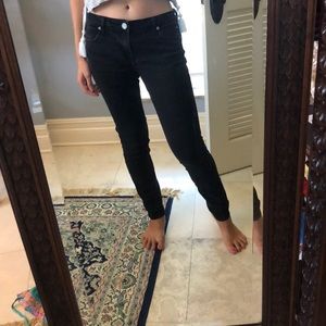 Classic black skinny jeans